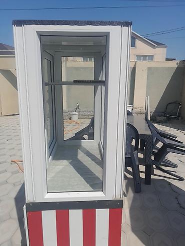 Будки, киоски: Sürgülü pəncərəli mobil satış köşkü - Material: alüminium/profil — 2
