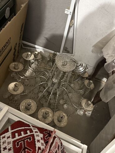 ультрафиолетовая лампа: Çılçıraq, 10 və daha çox lampa, Metal