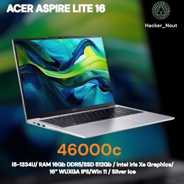 компьютеры с intel core i5: Ноутбук, Acer, 16 ГБ ОЗУ, Intel Core i5, 16 ", Новый, Для несложных задач, память SSD