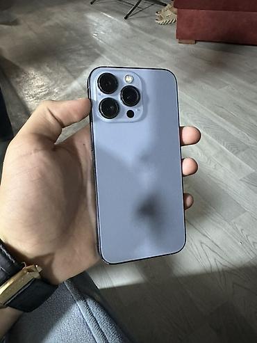 iphone 13 pro yeni: IPhone 13 Pro, 128 GB, Sierra Blue, Zəmanət, Simsiz şarj, Face ID — 7
