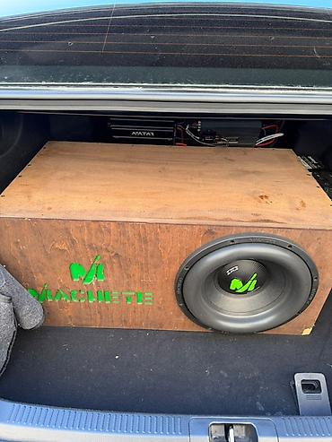 deaf bonce: Avtomobil üçün peşəkar səs sistemi komplekti - Subwoofer: Machete — 1