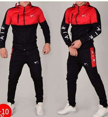 Sport i hobi: Nike trenerka komplet crvena muška NOVO M S L XL XXL 3XL