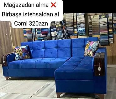 Divanlar: Künc divan, Yeni, Açılan, Bazasız, Parça, Şəhərdaxili pulsuz çatdırılma — 1
