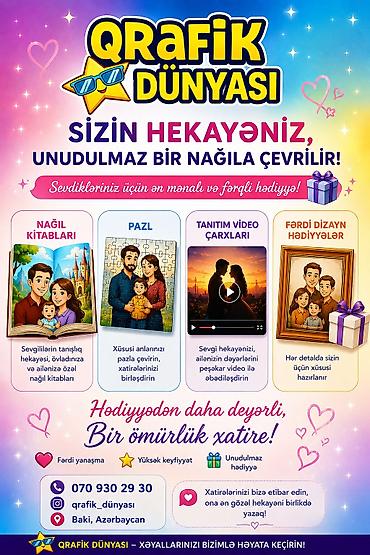 kitab seyf: Qrafik Dünyası – Sizin hekayəniz, unudulmaz bir nağıla çevrilir! — 1