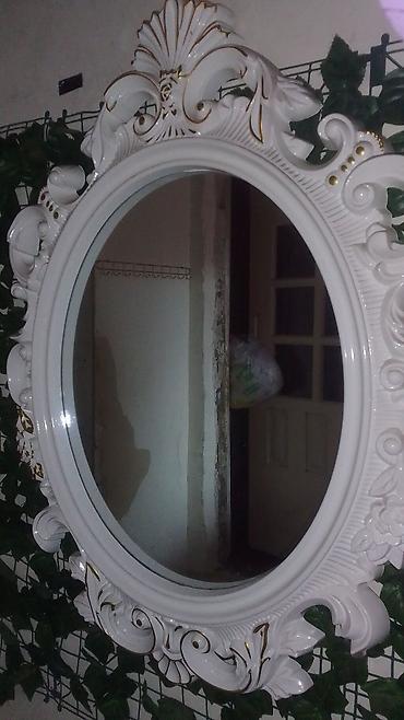 Güzgülər: Güzgü Divar üçün, Oval, Dekorativ, Çərçivə ilə — 3