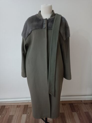 норка пальто: Пальто, Кашемир, XL (EU 42)