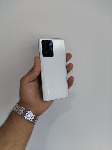 dubaydan telefon: Xiaomi 11T, 256 ГБ, цвет - Белый, 
 Кнопочный, Отпечаток пальца, Две SIM карты