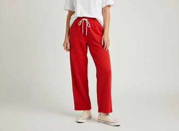 pomarańczowe spodnie hello kitty: Sweatpants for women, size S