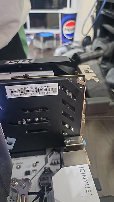 Комплектующие для ПК: Видеокарта для ПК, Б/у, Radeon RX, 8 ГБ — 3