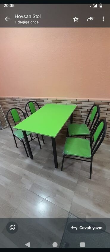 Masa və oturacaq dəstləri: Məktəb və kurslar üçün parta və stul dəstləri - İki nəfərlik — 5