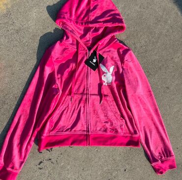 много вещи: Худи, Кыска модель, Жазуусу менен, АКШ, Жаңы, 2XL (EU 44)