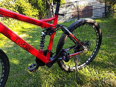 uran velosiped: Tam amortizasiyalı dağ velosipedi – Toba - Çərçivə: Alüminium — 2