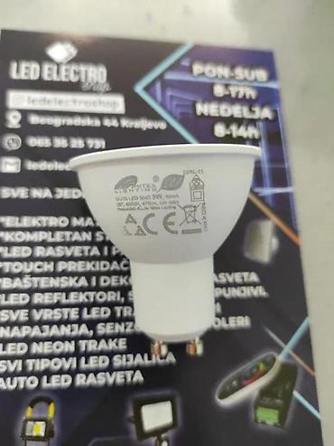 maxi staklene case: LED SIJALICA GU10 5W 6500K RAČUN, GARANCIJA | GU10 sijalica 9W — 3
