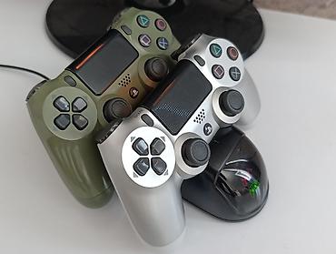 Video oyunlar üçün aksesuarlar: WP-yazın PS4 pultu üçün şarj cihazı əla vəziyətdə PS4 pult zaryadka — 3