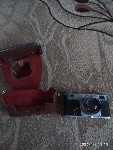 kaset dvd: Vintage “Zorkiy-4” fotoaparatı + orijinal dəri futlyar - İstehsal — 9