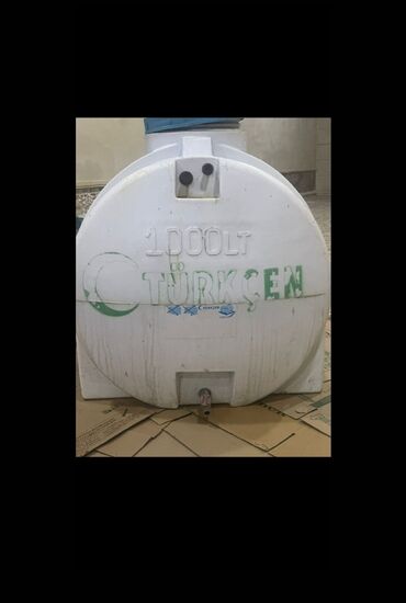 işlenmiş su cenleri: Bak, Plastik, 1000 l l, İşlənmiş, Ünvandan götürmə