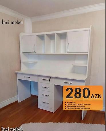 kreslo gence: Düz masa, Stulsuz, Polkalı, Siyirməli, Azərbaycan, Sadə laminat — 1