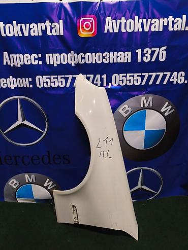 w211 e63: Крыло Переднее левое Mercedes-Benz, 2006 г., Б/у, Оригинал — 1