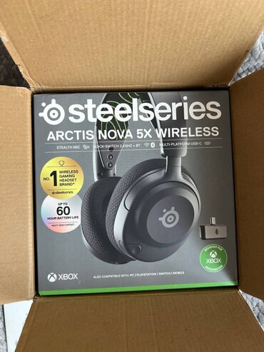 Digər kompüter aksesuarları: Steelseries Arctis Nova 5X Wireless qulaqlıqları. İdeal vəziyyətdədir! lalafo.az -da Digər kompüter aksesuarları: Steelseries Arctis Nova 5X Wireless qulaqlıqları. İdeal vəziyyətdədir!