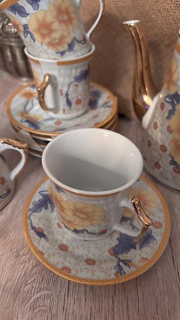 cay servizi: Çay dəsti, rəng - Ağ, Farfor, 6 nəfərlik — 3