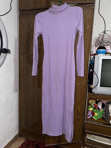 длинное платье в пол с рукавами: Повседневное платье, Длинная модель, S (EU 36), XL (EU 42)