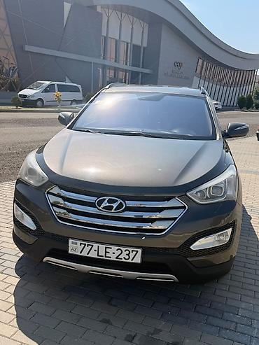 niva pikap satilir: Hyundai Santa Fe krossover modeli təqdim olunur. Avtomobil tünd boz — 3