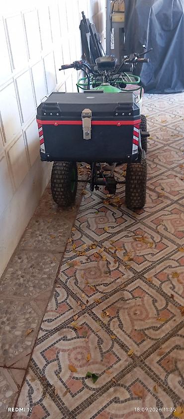 Квадроциклы: ATV custom 125 kub kvadrosikl – yaşıl rəng, gücləndirilmiş ön və arxa — 1