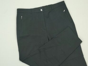 czarne luźne t shirty: Spodnie materiałowe, Marks & Spencer, 2XL, stan - Bardzo dobry