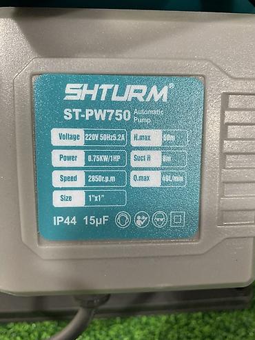 Системы полива: Насос автоматический SHTURM ST-PW750. Поверхностный насос с — 2