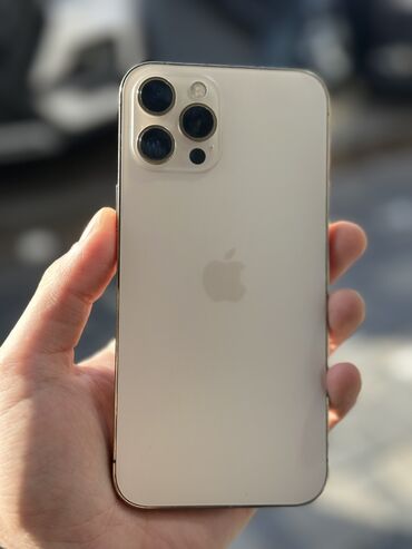 iphone 13 pro max dubai version: IPhone 12 Pro Max, 128 GB, Qızılı, Simsiz şarj, Face ID