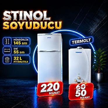 nintendo 2: İşlənmiş 2 qapılı Stinol Soyuducu Satılır, rəng - Ağ — 1