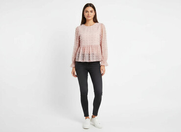 modne bluzki plus size: Shein, Жіноча блуза, розмір L