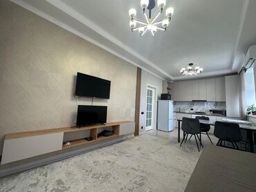 квартира берилет мкр кок жар: 2 комнаты, 43 м², Элитка, 5 этаж, Евроремонт