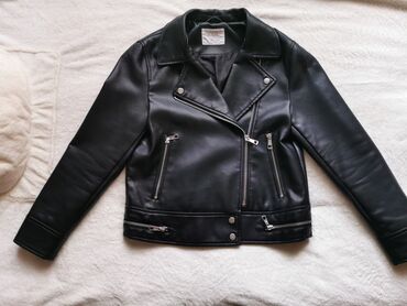 kožne kape: Zara, Leather jacket, 140-146