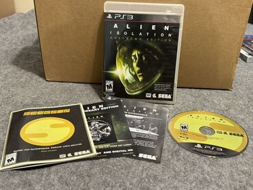 Oyun diskləri və kartricləri: Alien Isolation, Qarışıq janr, İşlənmiş Disk, PS3 (Sony PlayStation 3), Ünvandan götürmə, Ödənişli çatdırılma