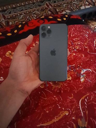 ички с камерой: IPhone 11 Pro (цвет Midnight Green) + чехол 256 гм 90 АКБ все радное — 2