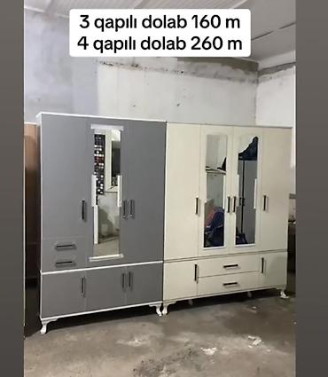şifonyerler: Geyim dolabları – klassik və müasir dizayn - Modellər: 3 qapılı və 4 — 3