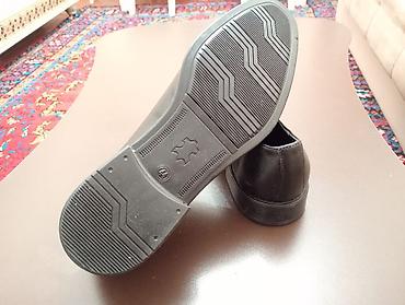 Ayaqqabılar: Klassik kişi ayaqqabısı – qara rəng, kap-toe dizayn - Model: slip-on — 6