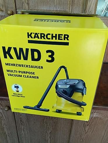 Хозтовары: Пылесос Karcher KWD3 15 литров 1000 ватт Новый мощный в комплекте 2 — 3