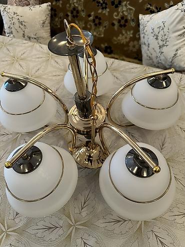 Çılçıraq, 5 lampa, Metal