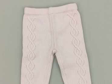 legginsy prążek wysoki stan: Legginsy, 6-9 miesięcy, stan - Bardzo dobry