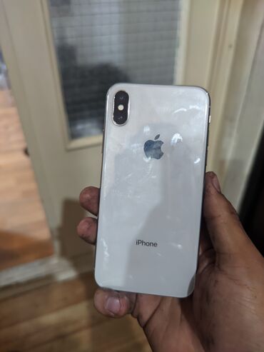 айфон xr 64 гб цена бу: IPhone X, Колдонулган, 256 ГБ, White Titanium, Каптама, 100 %