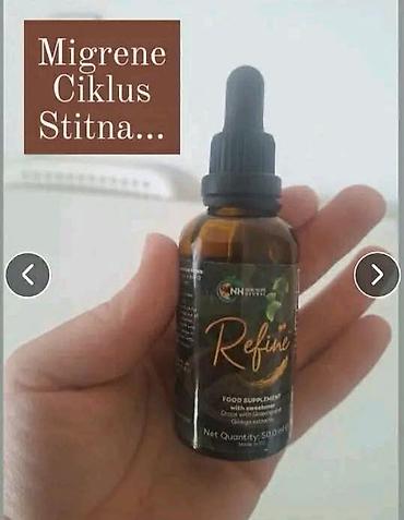 Suplementi: NH Global Refine – tečni dodatak ishrani u kapima (50 ml). Formulisan — 2