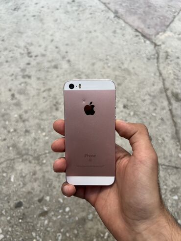 i̇phone 7s: IPhone SE, 16 GB, Rose Gold, Barmaq izi