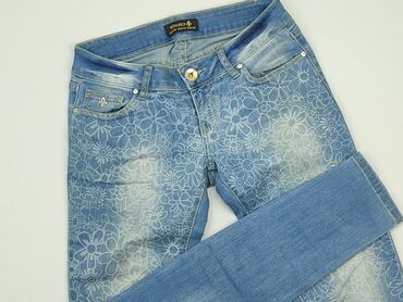 spódnice jeansowe biała: Jeans, M (EU 38), condition - Good