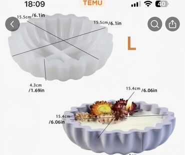 Şirniyyət qəlibləri: Şirniyyət qəlibləri, Silikon, 8 — 18