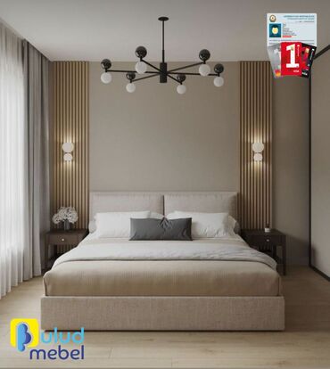 Yataq otağı dəstləri: 2 təknəfərlik çarpayı, Dolab, Komod, Tumba, Azərbaycan, Yeni — 8