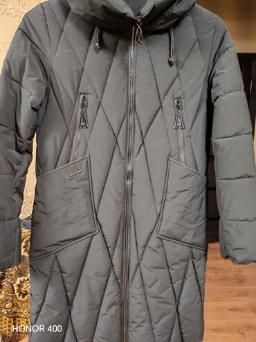 одежда оптом дордой: Пальто, Зима, По колено, 6XL (EU 52)
