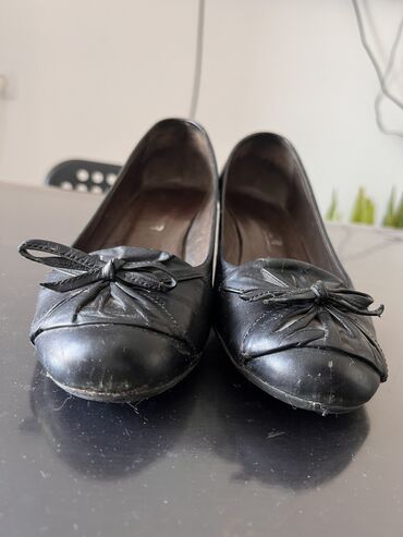 реставрация каблука обтянутого кожей: Туфли 37, цвет - Черный