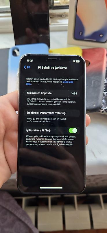 iphone quba: IPhone X, 64 GB, Space Gray, Zəmanət, Face ID, Sənədlərlə — 4